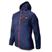 New Balance NB Ultra Hooded Jacket Dark Sapphire with Dynamite H50z6800